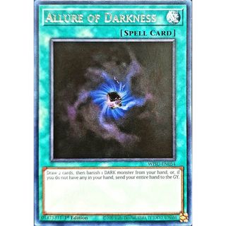 [ Dưa Hấu Yugioh ] Lá bài thẻ bài Allure of Darkness - rare - Tặng bọc bài nhựa bảo quản