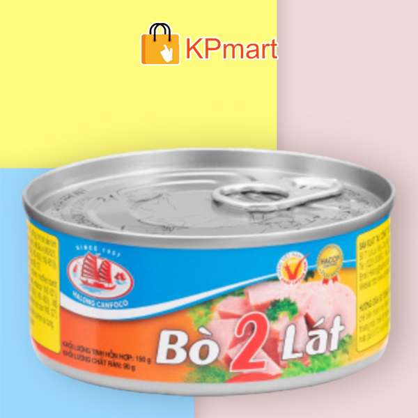 Bò 2 lát Hạ Long Canfoco 150g