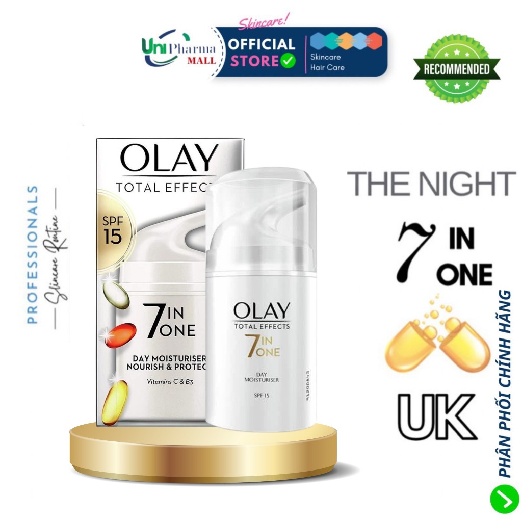 Kem Dưỡng Olay Total Effects 7 In 1 Ngày và Đêm dưỡng da, chống lão hó