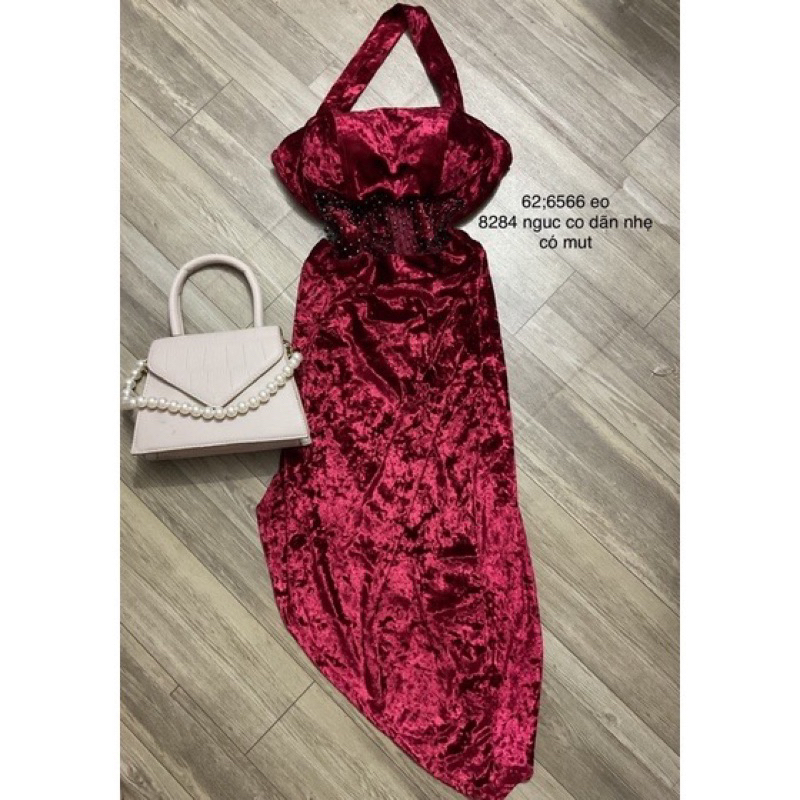 đầm nhung thiết kế S , M (nhỏ)