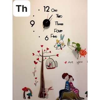 ĐỒNG HỒ DECOR DÁN TƯỜNG 3D