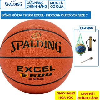 Quả bóng rổ da spalding tf 500 excel- indoor/outdoor size 7