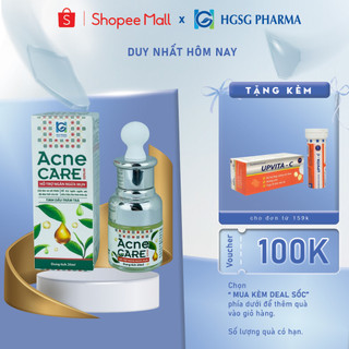 Serum tràm trà HGSG pharma ACNE CARE giảm mụn viên, mụn mủ, mờ thâm và sáng da