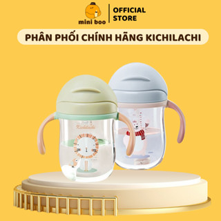 Bình Tập Uống Nước Cho Bé Kichilachi Tritan 220ml Chống Sặc Cho Bé Từ 6 Tháng Tuổi Trở Lên - MINIBOO