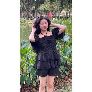 Đầm TK Tơ Tầng Dễ Thương-D91-