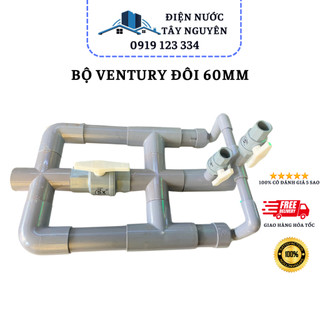Ventury 60mm Bộ châm phân tự động 60mm bao gồm van 27