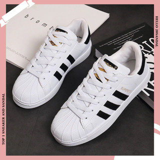Giày adidas sò đen nam nữ,giày adidas sò tem vàng phong cách thời trang dành cho nam và nữ full box bill