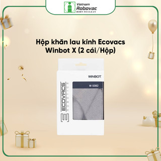 Hộp khăn lau kính robot Ecovacs Winbot X (2 cái/Hộp) - Hàng Chính Hãng