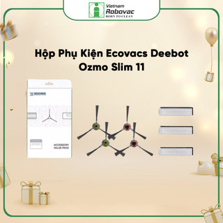 Hộp phụ kiên Bộ lọc, chổi ven Ecovacs Deebot OZMO Slim 11 - Hàng Chính Hãng