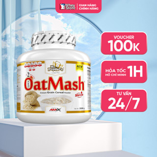 Bột Yến Mạch Amix Oat Mash 2kg - Ngũ Cốc Dinh Dưỡng, Giàu Chất Xơ, Bổ Sung Năng Lượng, Dễ Pha, Chính Hãng Whey Store