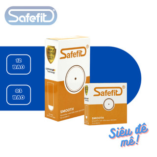 Bao cao su Safefit Smooth Trơn