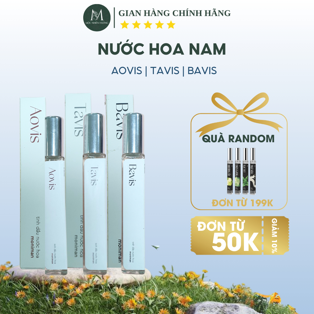 Nước hoa nam Mộc Nhiên Hương 10ml thơm lâu nam tính cuốn hút giúp bạn tự tin tỏa sáng suốt ngày dài
