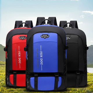 Balo phượt du lịch thời trang nam nữ size đại 64cm chất liệu vải dù chống nước, chống xước với nhiều màu sắc lựa chọn