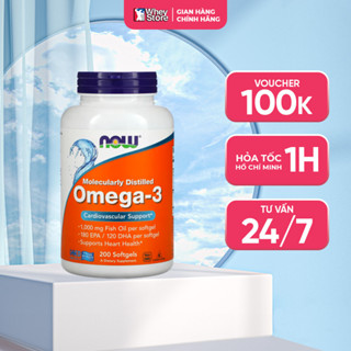 Dầu Cá Hàm Lượng Cao Now Omega 3 Chính Hãng