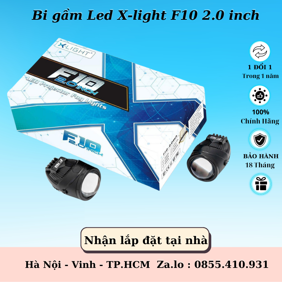 Bi gầm Led GTR X-light F10 2.0 inch