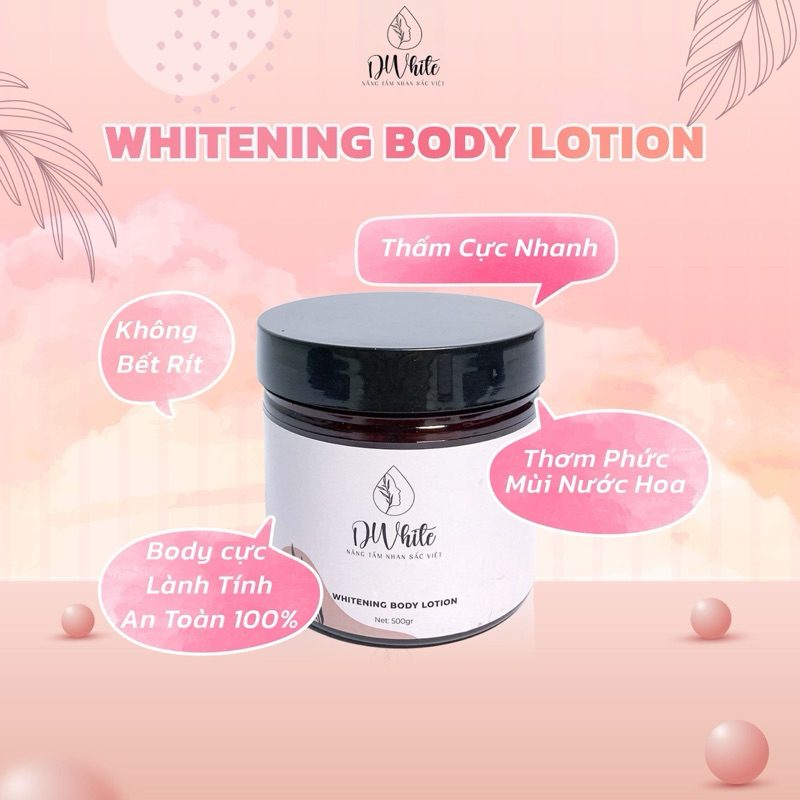 [ 500g ] KEM DƯỠNG TRẮNG DA BODY DWHITE dành cho mọi loại da