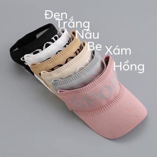 #( shoptrangmon) Mũ hở đầu SPORT