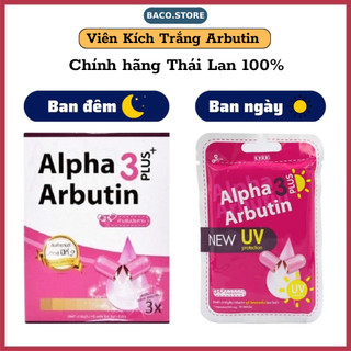  Vỉ 10 Viên Bột Kích Trắng Alpha Arbutin 3 Chính Hãng Thái Lan Da Trắng Mịn Hàng 