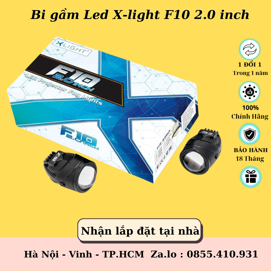 Bi gầm Led GTR X-light F10 2.0 inch