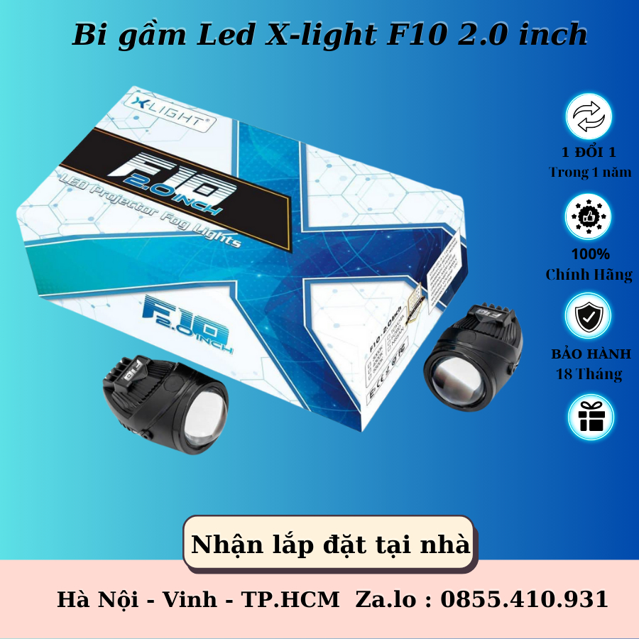 Bi gầm Led GTR X-light F10 2.0 inch