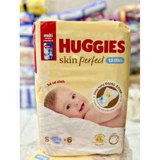 Tã dán sơ sinh huggies NB58+2/S56