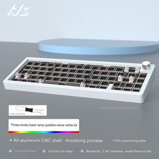 KIT Bàn Phím Cơ Heiji Snake AL65 - 3 Mode - Nhôm CNC Anode - Plate FR4 - Build Chất Sugar65 - nhỉnh hơn A66&Lucky65