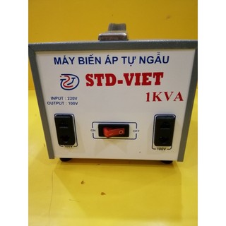 ĐỔI NGUỒN (BIẾN ÁP) STD 220V-100V CÔNG SUẤT 1000VA (vuông)