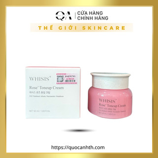 Kem Dưỡng Trắng Da Nâng Tone Tức Thì Whisis Rose’ Tone Up Cream 50ml