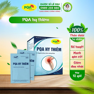 PQA Hy Thiêm là dược phẩm thảo dược giúp bổ huyết,mạnh gân cốt, cho người bị phong thấp, đau nhức xương khớp.