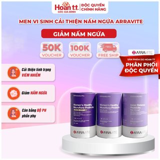 Men Vi Sinh Gia Đình Arrivate - Men Phụ Khoa Dạng Viên Uống Giúp Các Vấn Đề Về Ngứa Ngáy Khó Chịu Cho Cơ Thể 250