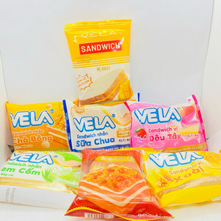  Bánh Sandwich Sữa Chua Tươi Vela Samilk 45g  Hàng dễ xẹp khi vận chuyển  