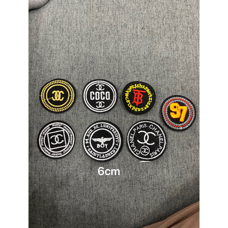 Patch vải ủi nhiệt hình thêu logo