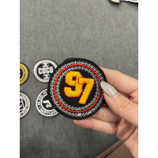 Patch vải ủi nhiệt hình thêu logo