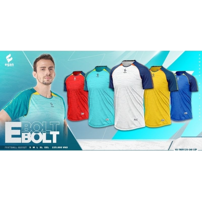 BỘ QUẦN ÁO BÓNG ĐÁ EGAN EBOLT (HỖ TRỢ IN ẤN)