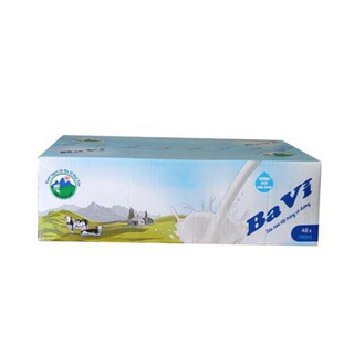  Thùng Sữa tươi tiệt trùng Ba Vì Có đường ít đường 110ml 