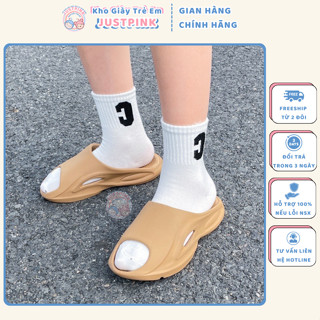 Dép trẻ em bánh mì nhựa đúc siêu nhẹ êm cho bé trai bé gái 3-12 tuổi [D09]