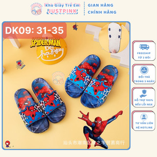 Dép bé trai người nhện spiderman êm chân chống trượt cho bé trai 3-12 tuổi
