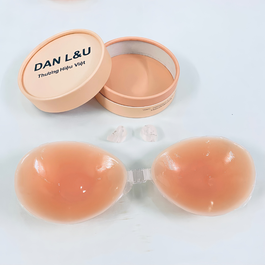 Miếng Dán Ngực Silicon Cài Trước Nâng Ngực Tạo Khe Độn 3cm Siêu Quyến Rũ SunBra 4949