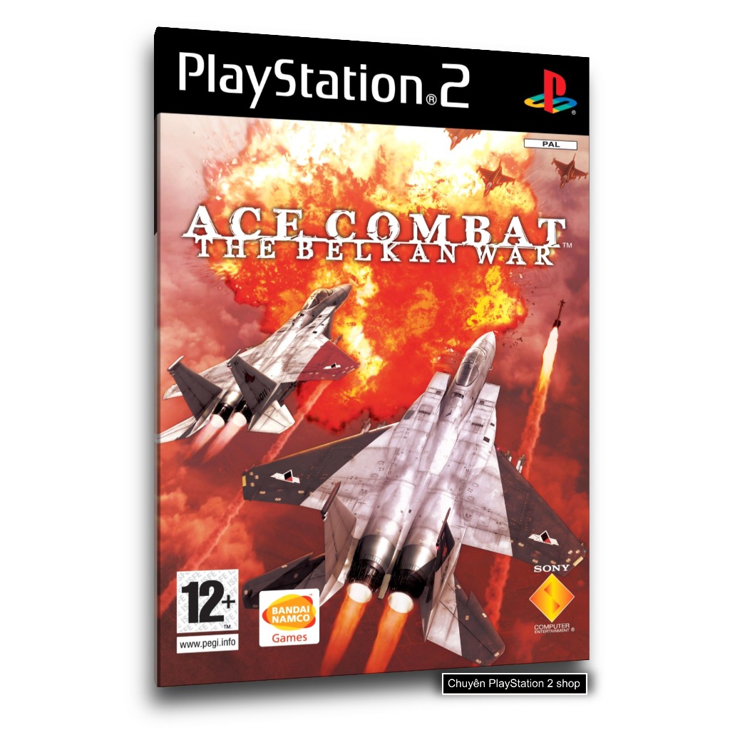 Đĩa game PS2, Ace Combat: The Belkan War (máy bay) cho máy game PS2