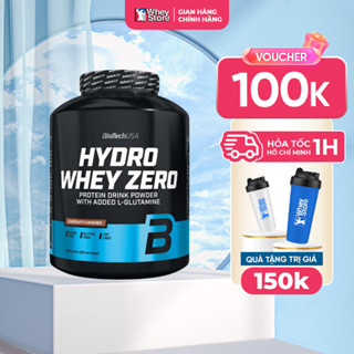 Hydro Whey Zero 4lbs, Whey protein hydrolyzed BioTechUSA (1,816kg) Chính Hãng Whey Store