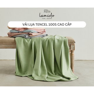 Vải lụa tencel trơn 100s LAMIDO chuyên dùng may chăn ga gối