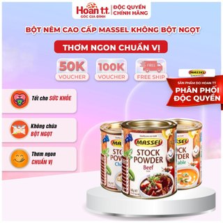 Bột Nêm Nấu Ăn Cao Cấp Massel - Hạt Nêm Không Chứa Bột Ngọt An Toàn Cho Sức Khỏe Hộp 168g
