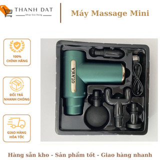 Máy massage cầm tay mini 4 đầu 6 chế độ massage chuyên nghiệp giãn cơ thể dục- kh720