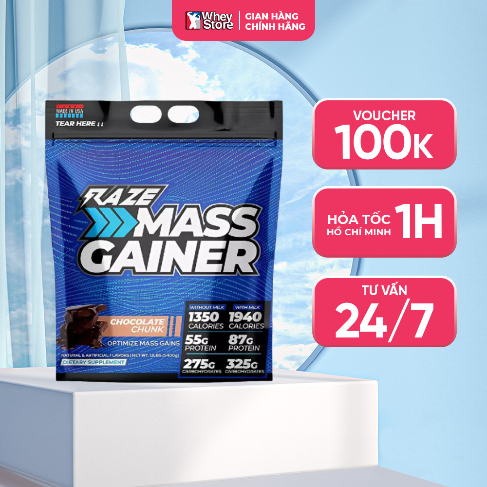 Hỗ Trợ Phục Hồi Cơ Bắp Raze BCAA + EAA Chính Hãng