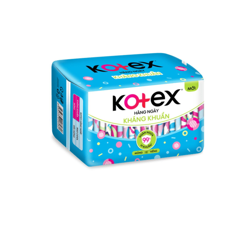 Băng Vệ Sinh Kotex hằng ngày kháng khuẩn 40 Miếng / gói