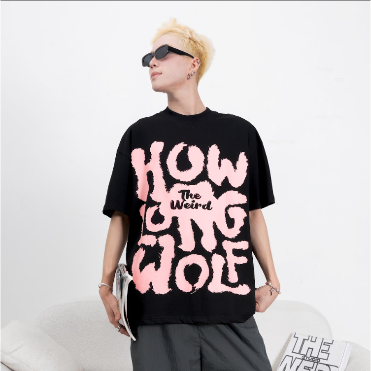 LOCAL BRAND Áo thun The Weird Phong Cách Unisex Form Rộng ATK950