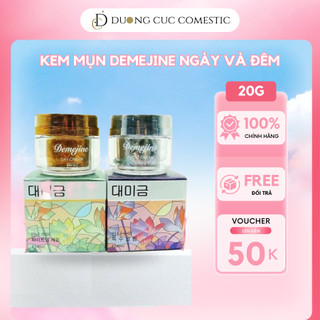 Kem mụn Demejine combo 2 hũ ngày đêm trắng da mờ thâm giảm mụn 20g DC45