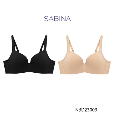 Combo 2 Áo Lót Có Gọng Mút Mỏng Bản Dây Áo Lớn Phù Hợp Người Ngực To Có Size Lớn Màu Trơn Perfect Bra by Sabina NBD23003