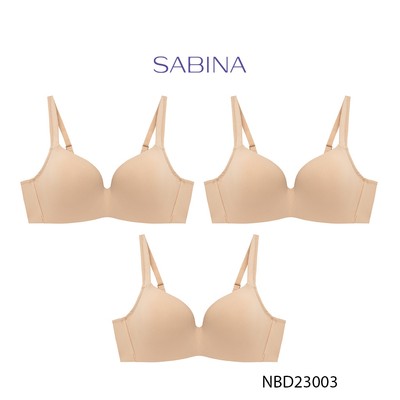 Combo 3 Áo Lót Có Gọng Mút Mỏng Bản Dây Áo Lớn Phù Hợp Người Ngực To Có Size Lớn Màu Trơn Perfect Bra by Sabina NBD23003