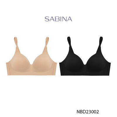 Combo 2 Áo Lót Không Gọng Mút Mỏng Phù Hợp Ngực Vừa Và Lớn Có Size Lớn Màu Trơn Perfect Bra By Sabina NBD23002